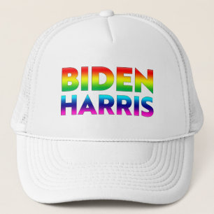 Biden Harris - lgbt regenboogkleuren Trucker Pet