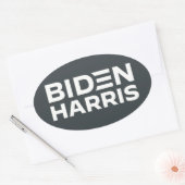 BIDEN HARRIS OVALE STICKER (Envelop)