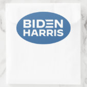 BIDEN HARRIS OVALE STICKER (Tas)