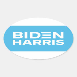 BIDEN HARRIS OVALE STICKER