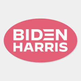 BIDEN HARRIS OVALE STICKER