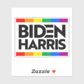 BIDEN HARRIS Pride Block Sticker (Vel)