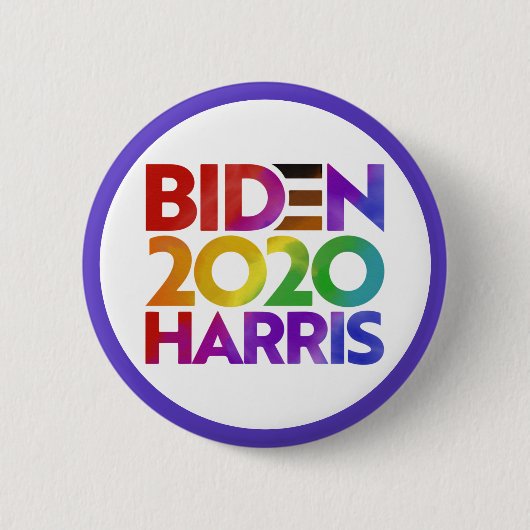 Biden Harris Ronde Button 5,7 Cm (Voorkant)