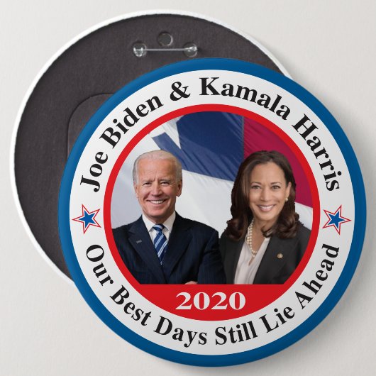 biden harris ronde button 6,0 cm (Voorkant /achterkant)