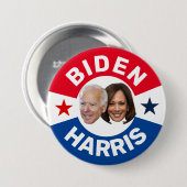 BIDEN / HARRIS RONDE BUTTON 7,6 CM (Voorkant /achterkant)
