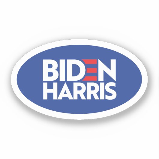 Biden Harris Sticker (Voorkant)