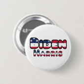 Biden & Harris Support US Election 2020 Ronde Button 5,7 Cm (Voorkant /achterkant)