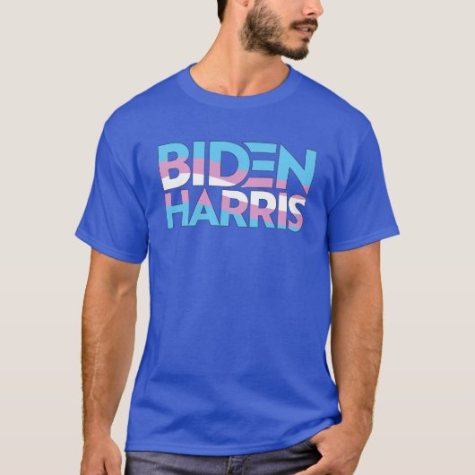Biden Harris Trans Pride T-shirt (Voorkant)
