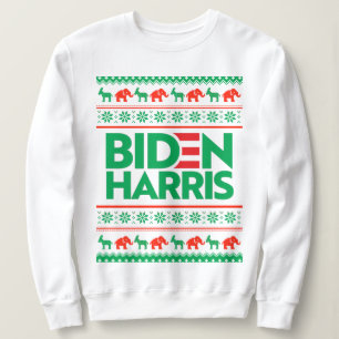 BIDEN HARRIS UGLY CHRISTMAS SWEATER (groen)
