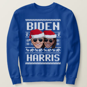 Biden Harris Ugly KerstSweater Trui