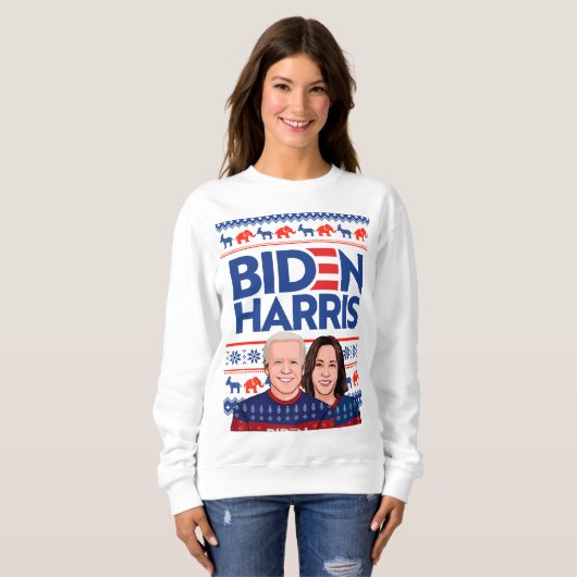 BIDEN HARRIS UGLY SWEATER (Voorkant volledig)