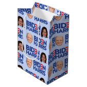 Biden Harris Verjaardag Medium Cadeauzakje (Voorkant Gekanteld)