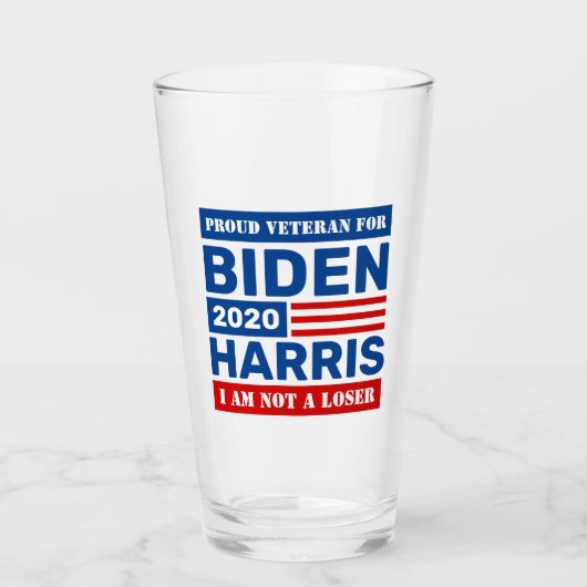Biden Harris Vétérans pas un verre perdu (Devant)