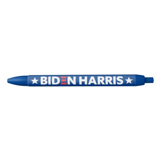 Biden/Harris White Stars Blauwe Inkt Pen (Voorkant)