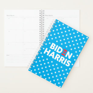 Biden / Harris White Stars Motif Blue