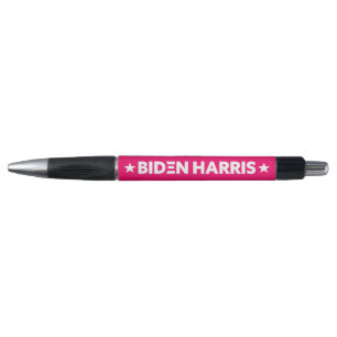 Biden Harris White Stars Rode roze kleur Pen