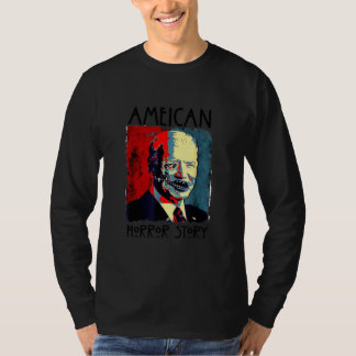 Biden Horror American Zombie Story Halloween Joe T-shirt