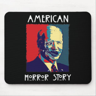 Biden Horror American Zombie Story Halloween Retro Muismat