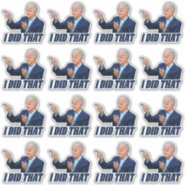 Biden I deed dat grappige antijoe Biden-gaspomp Sticker
