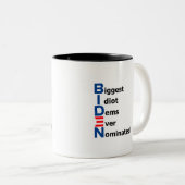 Biden Idiot Mok 01 (Voorkant rechts)