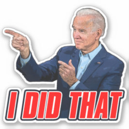 Biden inflatie anti Biden Pro troef 2024 Sticker