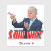 Biden inflatie anti Biden Pro troef 2024 Sticker (Vel)
