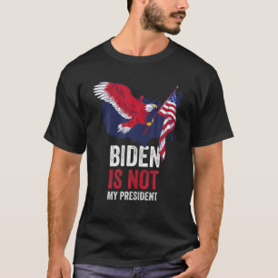 Biden is niet mijn President stemapparaat Retro A T-shirt
