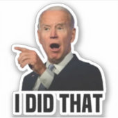 BIDEN JOE Sticker (Voorkant)