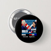 Biden Kamala Harris Ronde Button 5,7 Cm (Voorkant /achterkant)
