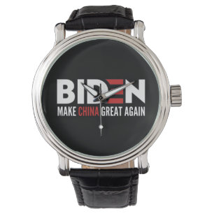 biden maak China weer geweldig Horloge