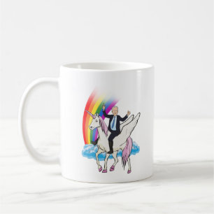 Biden op een Unicorn Koffiemok