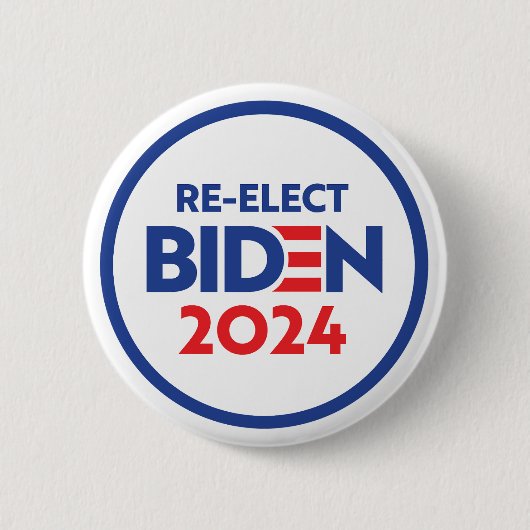 Biden opnieuw kiezen ronde button 5,7 cm (Voorkant)