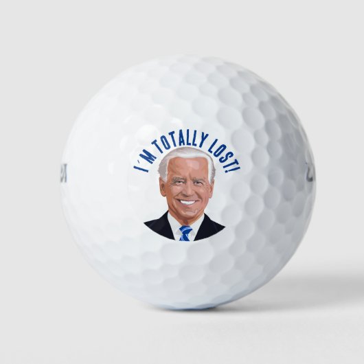 Biden Perdu Personnalisez les balles de golf (Devant)
