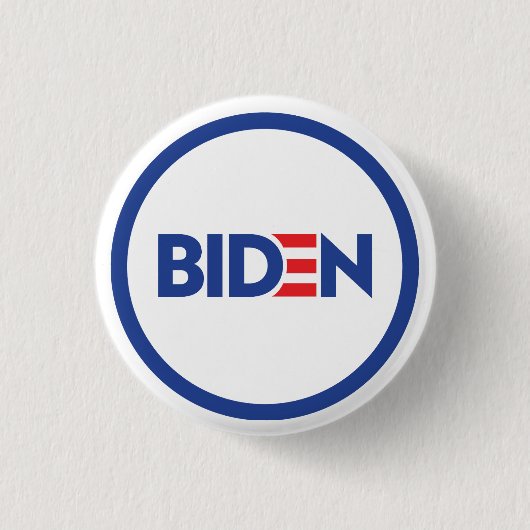 Biden Ronde Button 3,2 Cm (Voorkant)