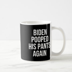 Biden Scheet Opnieuw in Zijn Broek - Grappige Anti Koffiemok