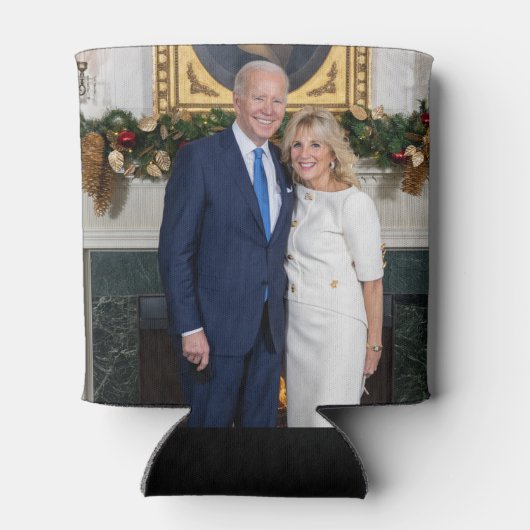 Biden State of the Christmas Union Blikjeskoeler (Achterkant)