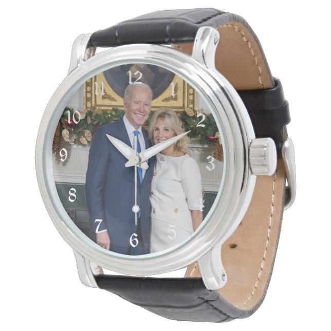 Biden State of the Christmas Union Horloge (Gekanteld)