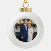 Biden State of the Christmas Union Keramische Bal Ornament (Voorkant)
