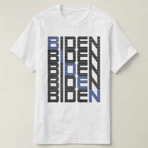 BIDEN-tekststapels T-shirt