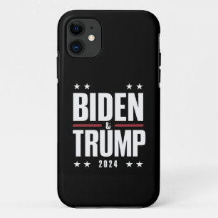 Biden Trump 2024 Grappige Verkiezing Presidentiële iPhone 11 Hoesje