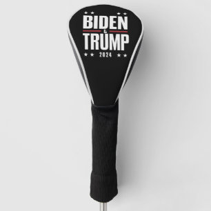 Biden Trump 2024 Grappige verkiezing Presidentiële Golfheadcover