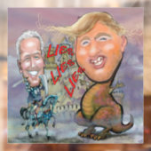 Biden Trump Raamsticker (Vel 2)