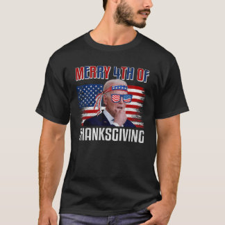 Biden verbaasde Merry 4th van Thanksgiving 4th of  T-shirt