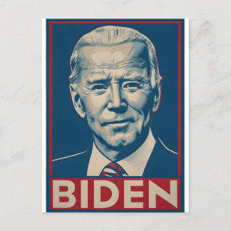 Biden verkiezing 2024 Retro politiek Briefkaart