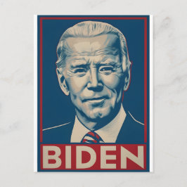 Biden verkiezing 2024 Retro politiek Briefkaart
