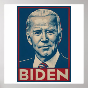 Biden verkiezing 2024 Retro politiek Poster