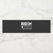 Biden Very Bad Would Not Recommend T-Shirt Waterfles Etiket (Enkel label)