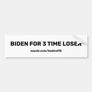 Biden voor 3-voudige einddatum bumpersticker