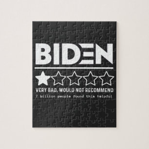 Biden Zeer slecht zou T-Shirt niet aanbevelen Legpuzzel