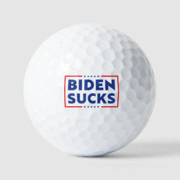 Biden zuigt grappige anti Biden pro troef 2024 Golfballen